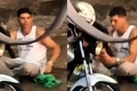 Homem acampa em frente à casa da ex e é preso após fazer ameaças, em Goiânia Suspeito possui antecedentes por homicídio, ameaça