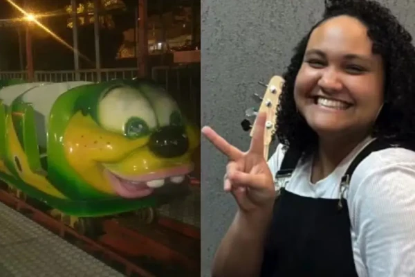 Cantora gospel morre após acidente no minhocão em parque Carolina Beatriz de Deus Estrutura do brinquedo apresentou falha no funcionamento