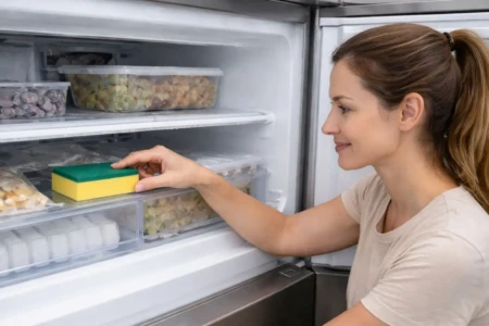 Saiba como aplicar esse método caseiro da forma correta O truque da esponja no congelador que vem chamando atenção; veja para que serve