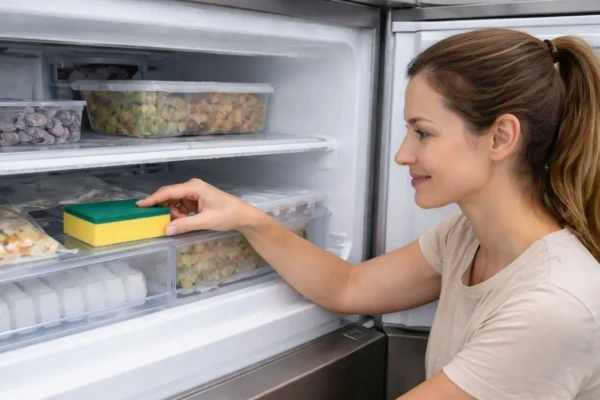 Saiba como aplicar esse método caseiro da forma correta O truque da esponja no congelador que vem chamando atenção; veja para que serve