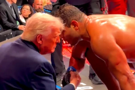 Veja fotos do lutador brasileiro elogiado por Trump: "Você é bonito demais para lutar" Paulo Borrachinha venceu luta no UFC