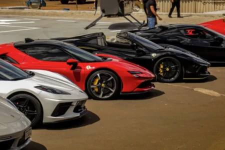 Comboio de carros e helicópteros que parou Goiânia vale R$ 150 milhões (Foto: Instagram)