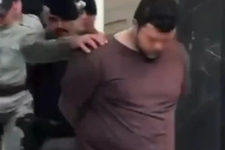 Homem preso após confessar ataque (Foto: PM)