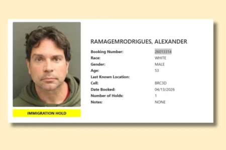 EUA divulgam foto de Ramagem após ser preso pela imigração; veja imagem (Foto: Divulgação)