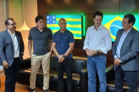 Recepção de Daniel Vilela aos árbitros goianos que irão para a Copa do Mundo