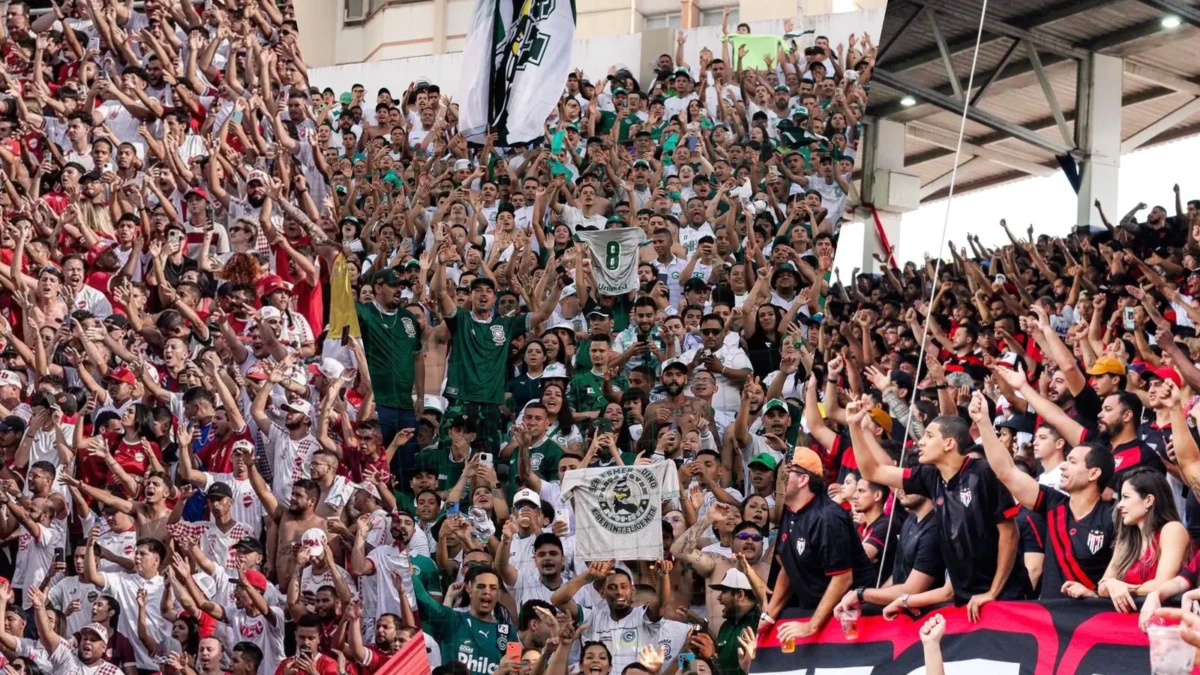 Números revelam Goiás à frente de Vila Nova e Atlético no engajamento das torcidas