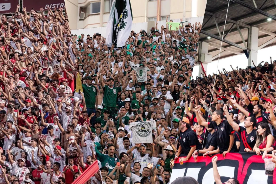 Números revelam Goiás à frente de Vila Nova e Atlético no engajamento das torcidas