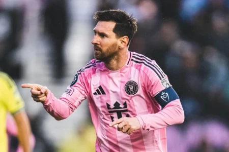 Lionel Messi em jogo do Inter Miami