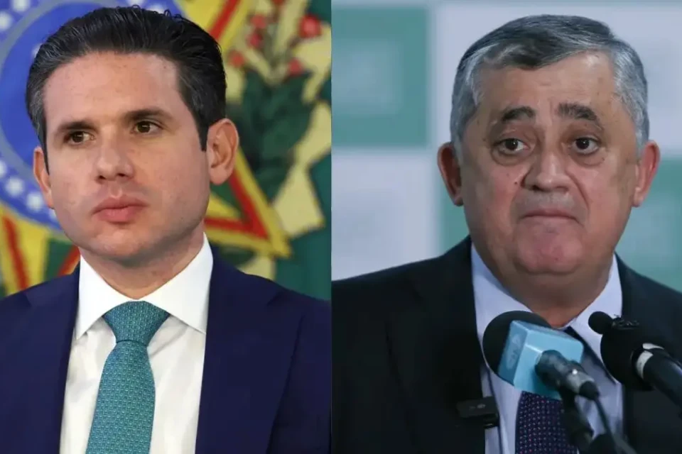 Imagens mostram presidente da Câmara e ministro das Relações Institucionais