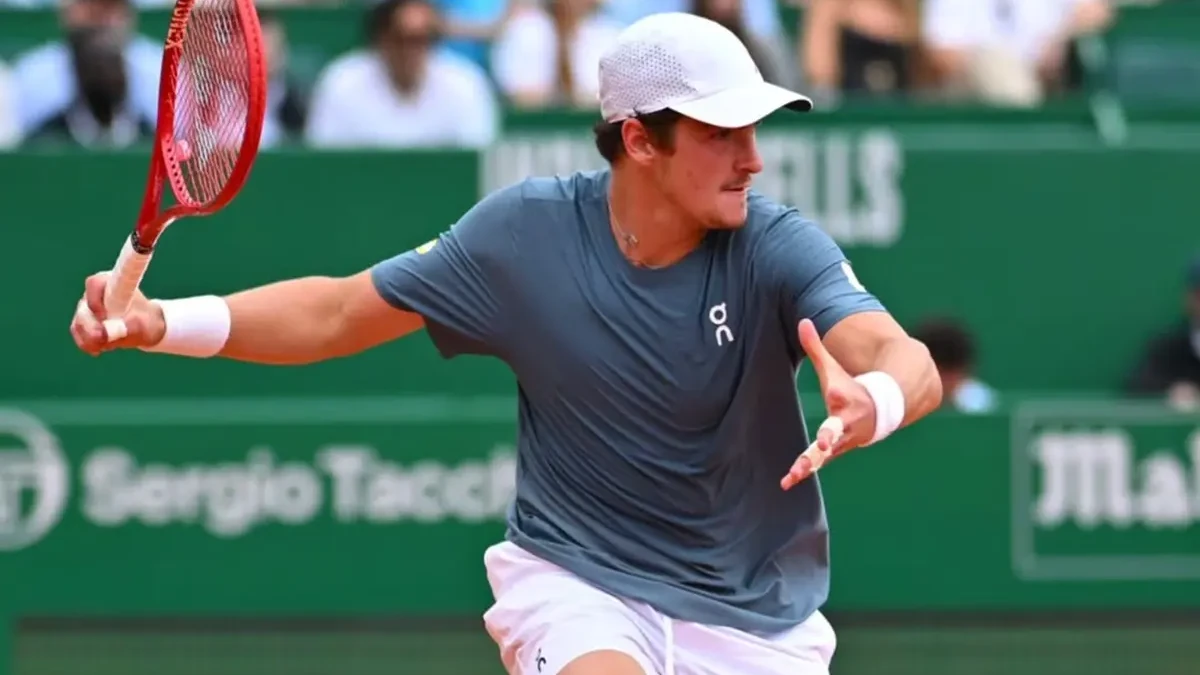 João Fonseca durante ATP 500 de Munique