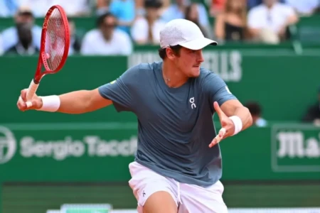 João Fonseca durante ATP 500 de Munique