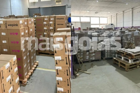 Galpão clandestino com produtos da WePink é fechado em Anápolis (Foto cedida ao Mais Goiás)