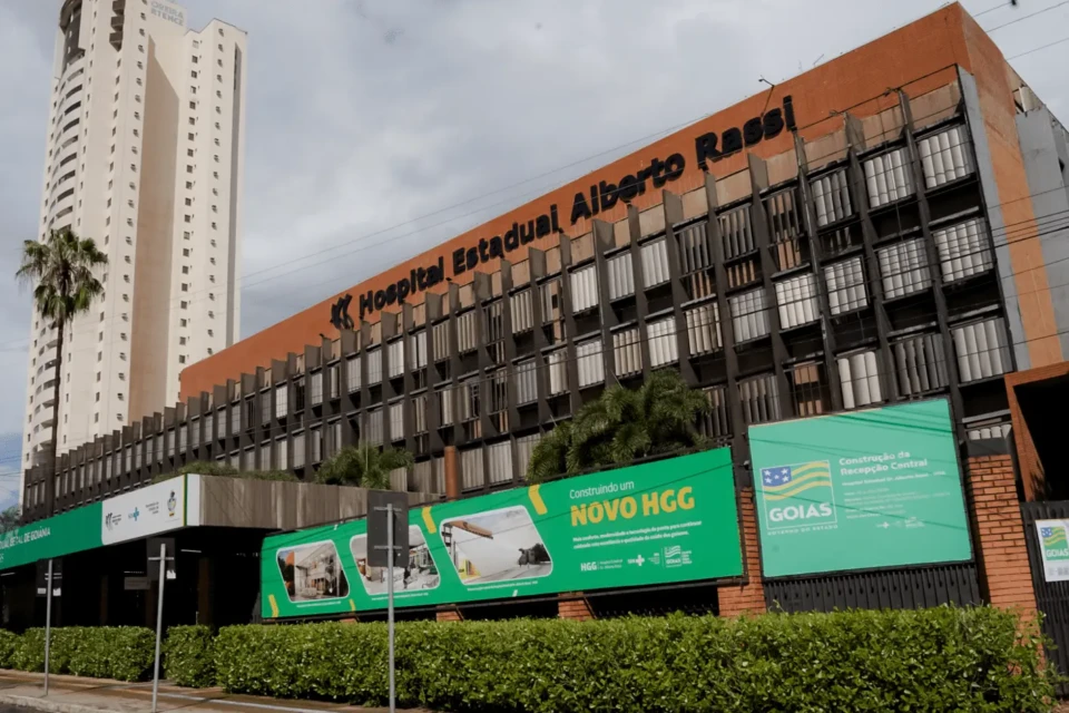 Fachada do HGG no Setor Oeste, em Goiânia
