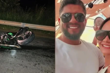 Advogado Márcio Nogueira Lemos e a namorada Karolyne Steffane - (Foto: reprodução/Redes sociais)