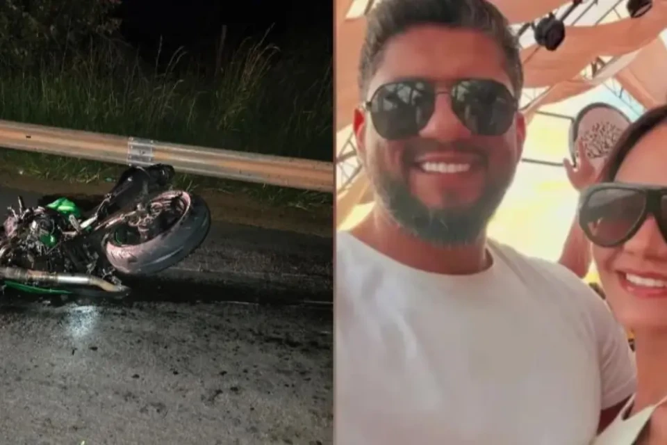 Advogado Márcio Nogueira Lemos e a namorada Karolyne Steffane - (Foto: reprodução/Redes sociais)