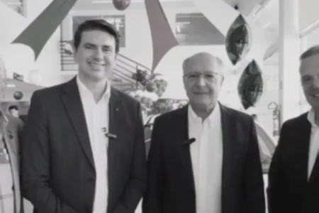 'Gag de la gag': Alckmin repete meme em visita a Valparaíso de Goiás (Foto: Reprodução)