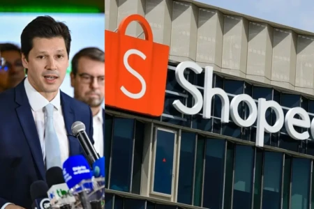 Daniel Vilela assina acordos que devem viabilizar expansão da Shopee em Goiás (Foto: Divulgação)