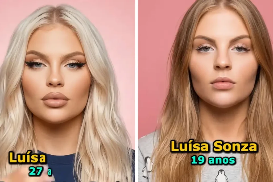 'Depois e antes' de famosos gerado por IA