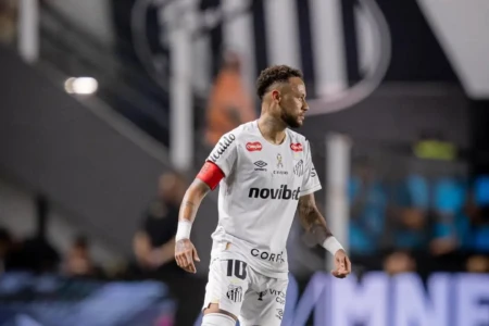 Neymar jogo Santos