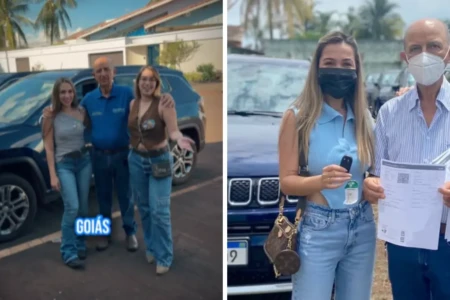 ‘Vovô do Jeep’: netas que ganharam carros promovem candidatura do avô a deputado federal; vídeo