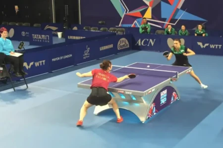 Bruna Takahashi Brasil tênis de mesa feminino x Cazaquistão