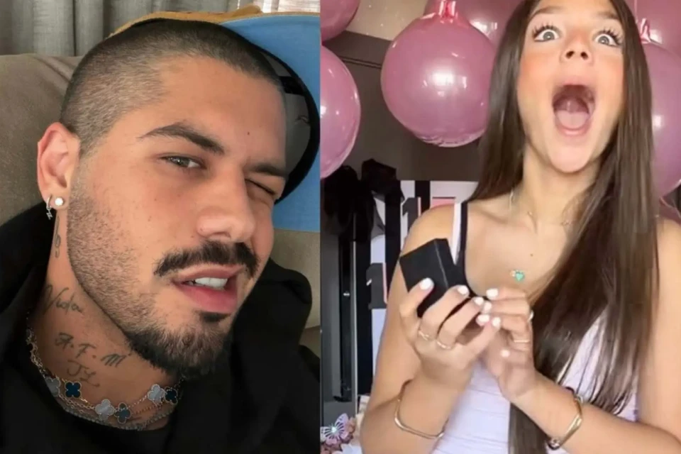 Sobrinha de Zé Felipe ganha anel de diamante como presente de 15 anos