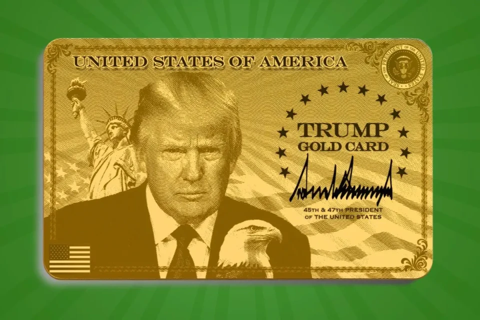 Criado por Trump, gold card de US$ 1 milhão atrai só 338 pessoas (Foto: Montagem/Mais Goiás)