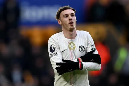 Cole Palmer em partida pelo Chelsea
