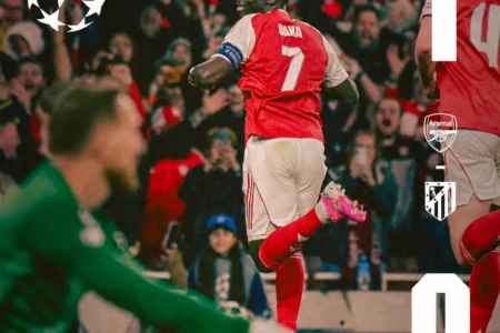 Saka Arsenal 1-0 Atlético de Madrid