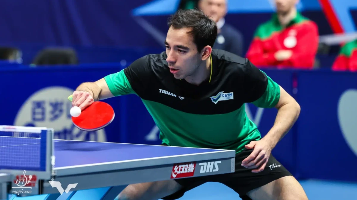 Hugo-Calderano Mundial de Tênis de Mesa