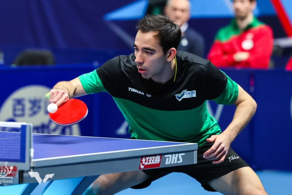 Hugo-Calderano Mundial de Tênis de Mesa