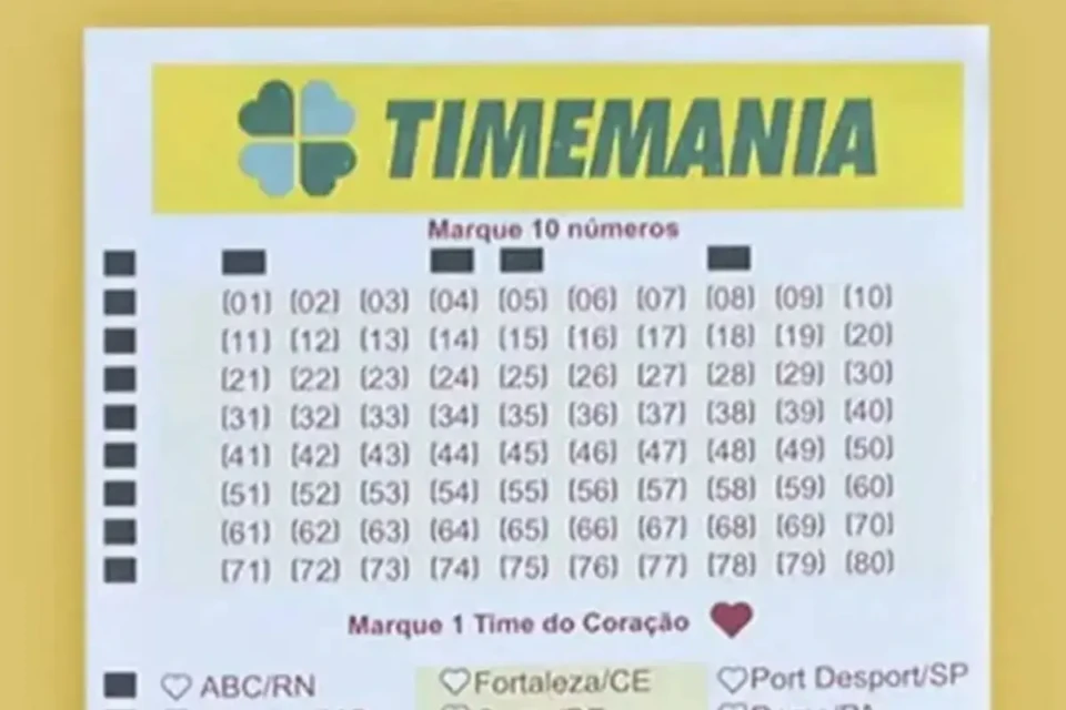 Timemania 2387: aposta de Goiás ganha R$ 30,6 mil (Foto: Agência Brasil)