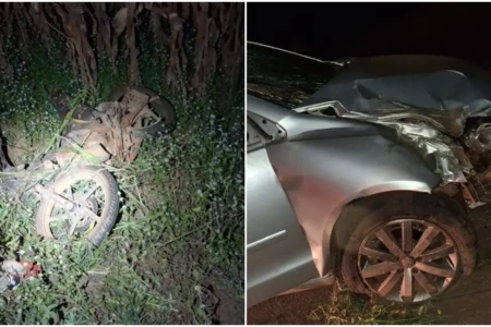 Jovem de 20 anos morre em acidente na GO-330; suspeito fugiu e deixou latas de cerveja no carro
