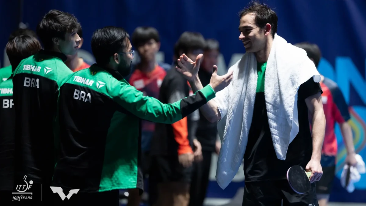 Brasil Hugo Calderano Seleção Tênis de Mesa