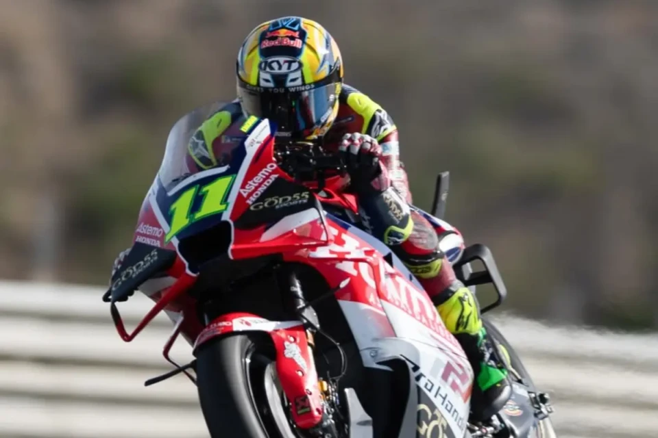 Diogo Moreira durante prova da MotoGP