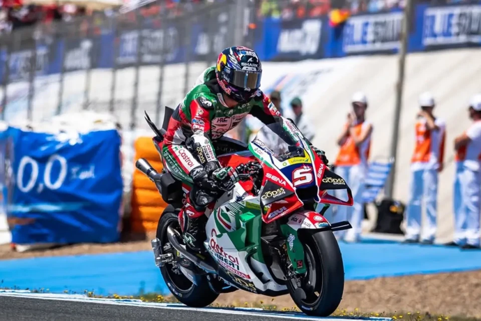 Zarco durante corrida da MotoGP