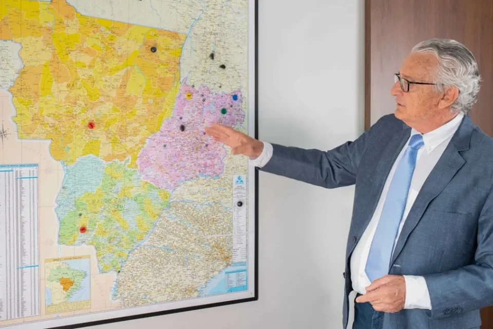 Presidente do Sindicato da Indústria da Mineração de Goiás e Distrito Federal (Minde), Luiz Vessani é geólogo e empresário do setor mineral (Foto: Divulgação - Cristiano Borges)