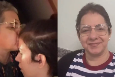 Imagem mostra mãe de Thais Medeiros, que desencadeou problemas de saúde após sentir cheiro de pimenta em conserva