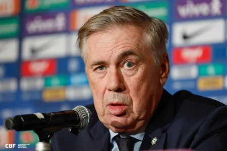 Carlo Ancellotti, técnico da seleção brasileira