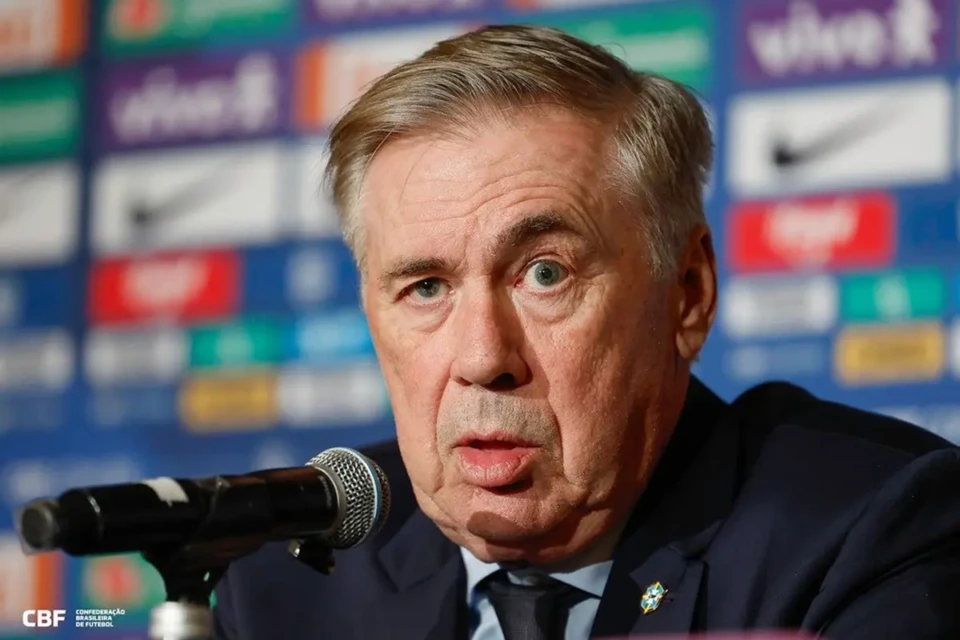 Carlo Ancellotti, técnico da seleção brasileira