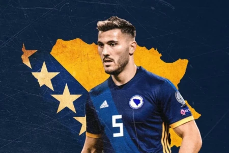 Kolasinac foi convocado pelo técnico Barbarez para jogar pela Bósnia na Copa 2026 (Foto: Instagram)