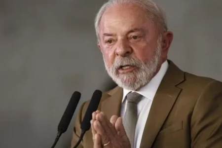 Imagem mostra presidente da República, Luiz Inácio Lula da Silva