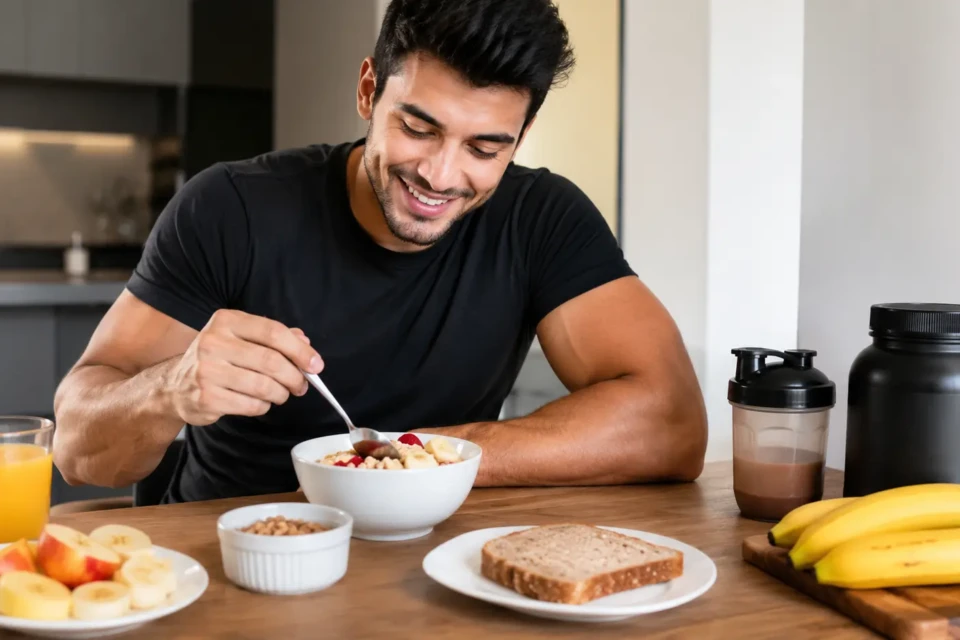 Café da manhã para ganhar massa muscular: veja o que comer Alimentação equilibrada no início do dia pode melhorar hipertrofia