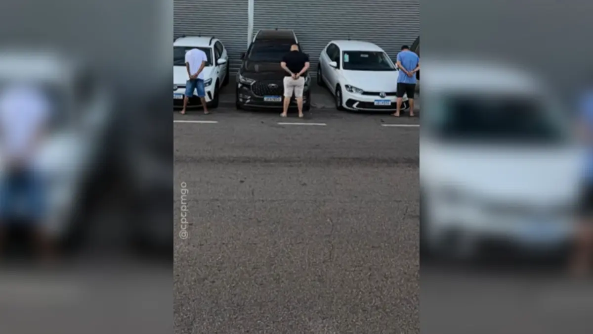 Três homens são presos por golpe em locadoras de veículos em Goiás