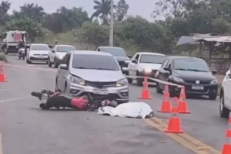 Motociclista morreu após acidente - (Foto: reprodução)