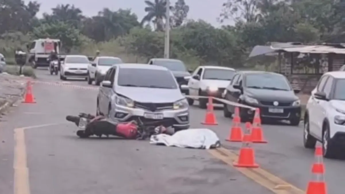 Motociclista morreu após acidente - (Foto: reprodução)