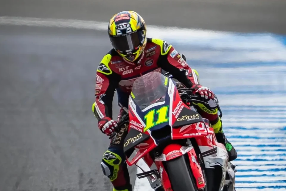 Diogo Moreira em corrida da MotoGP