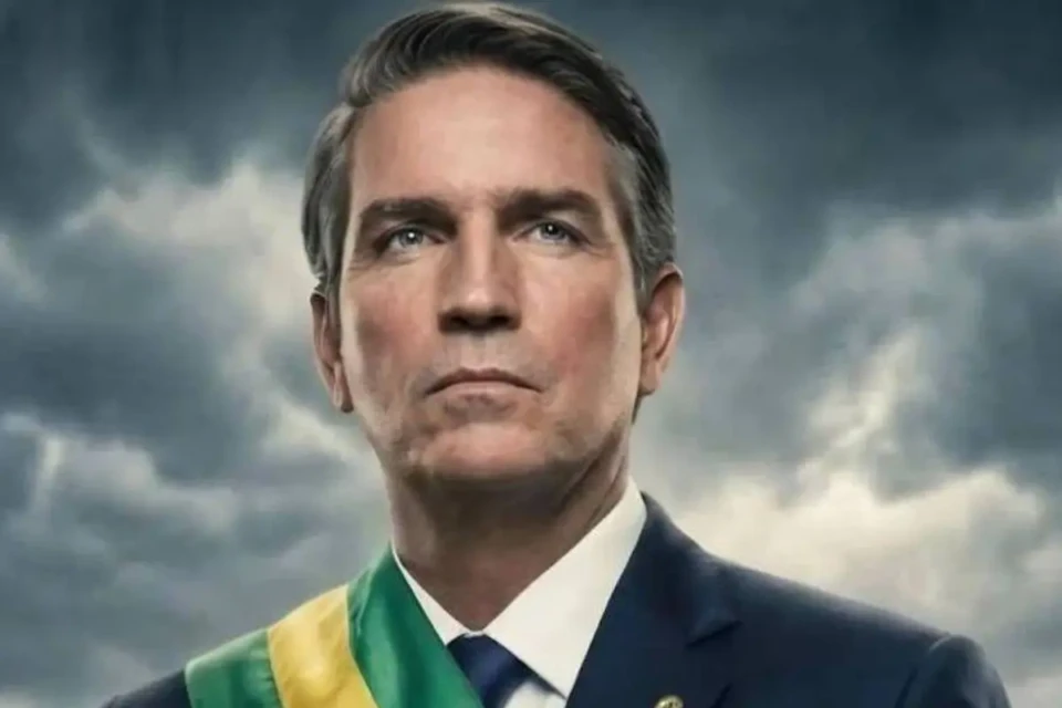 Jim Caviezel interpreta Bolsonaro no filme 'Dark Horse' (Foto: Divulgação)