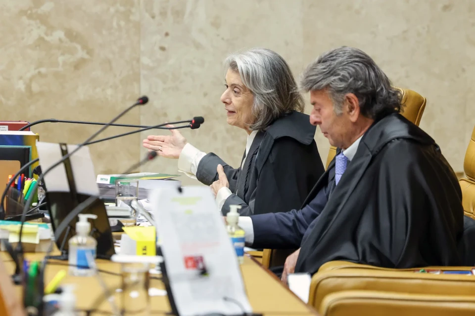 Ministros Cármen Lúcia e Luiz Fux, do STF (Foto: Divulgação)