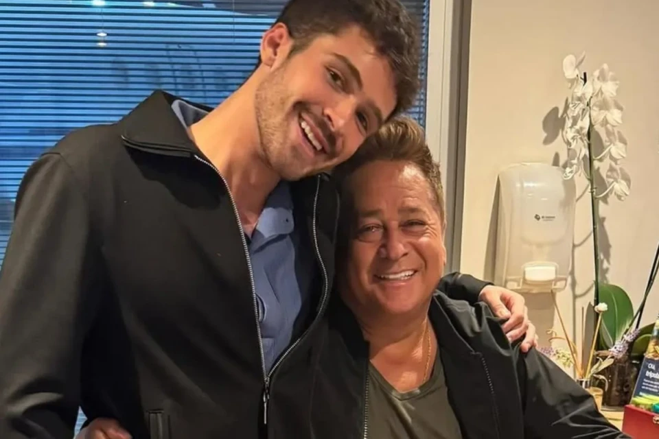 João Guilherme diverte Leonardo ao falar sobre cenas íntimas em novo filme; assista